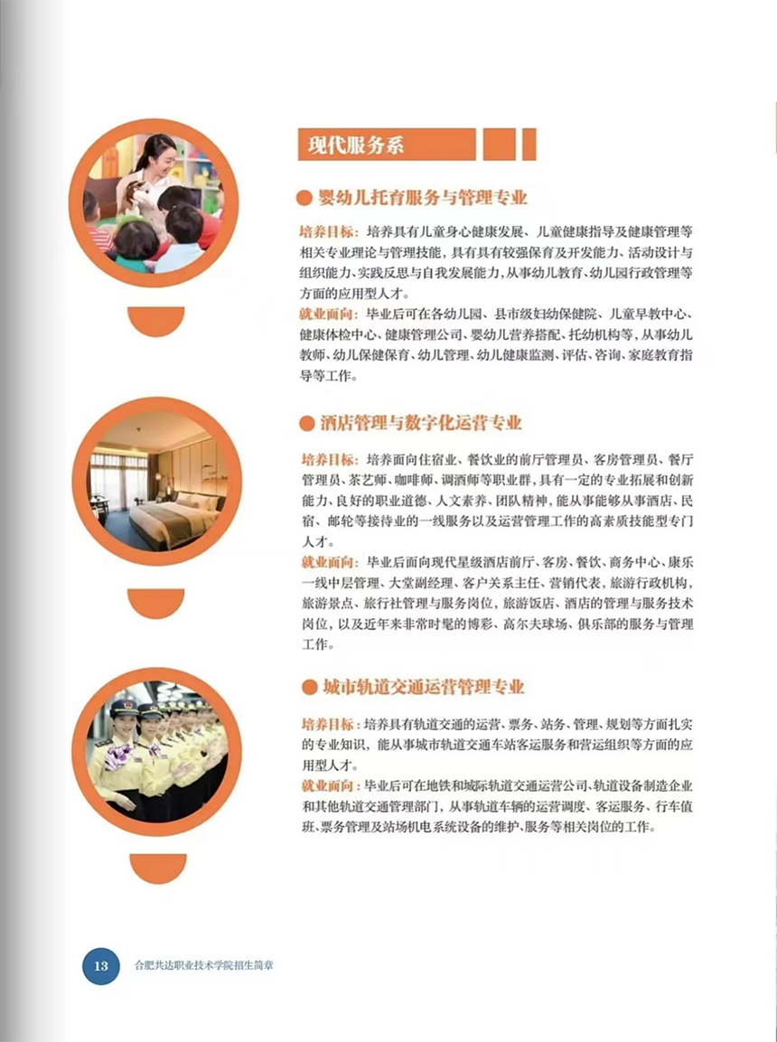 合肥共達(dá)職業(yè)技術(shù)學(xué)院－2024年分類考試招生宣傳冊