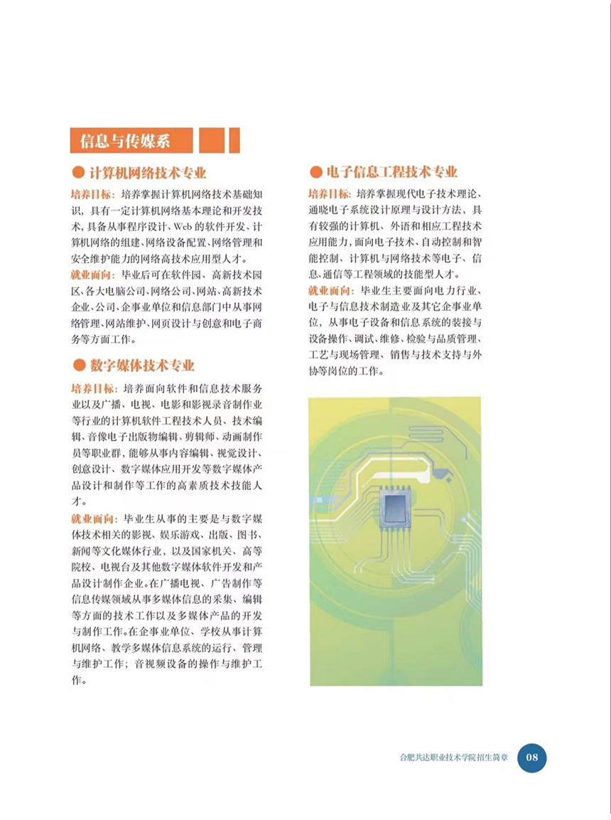 合肥共達職業(yè)技術(shù)學(xué)院－2023年分類考試招生宣傳冊