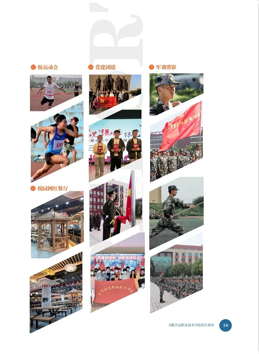 合肥共達職業(yè)技術(shù)學(xué)院－2023年分類考試招生宣傳冊