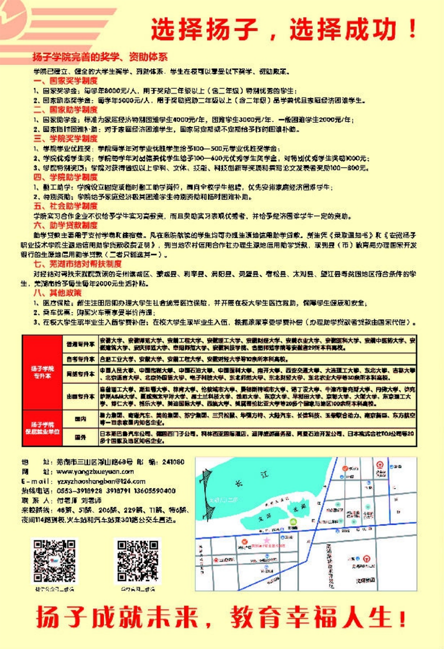 安徽揚(yáng)子職業(yè)技術(shù)學(xué)院－2020年分類考試招生簡章