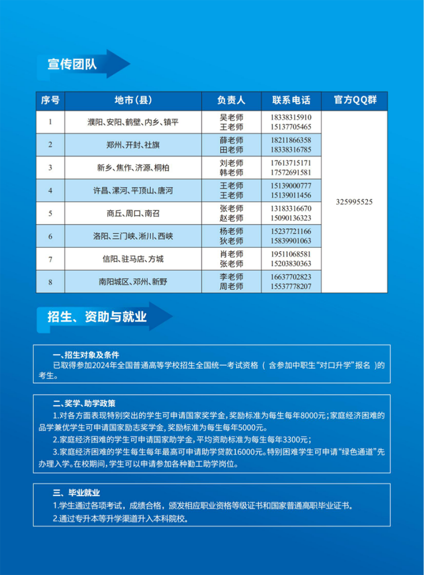 南陽科技職業(yè)學(xué)院－2024年普招（含對口）招生簡章